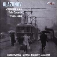 Glazunov: Symphonies 2 & 3; Violin Concerto; Stenka Razin - Nathan Milstein (violin)