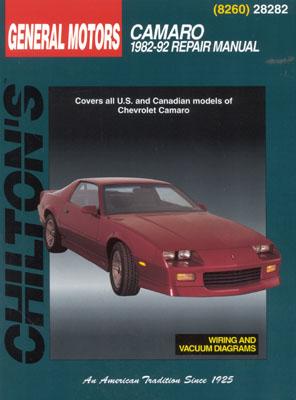 GM Camaro, 1982-92 - Chilton Automotive Books, and The Nichols/Chilton, and Chilton