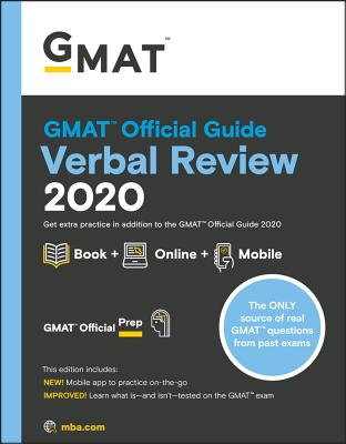GMAT Official Guide 2020 Verbal Review: Book + Online Question Bank - Gmac (Graduate Management Admission Council)