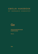 Gmelin Handbook of Inorganic and Organometallic Chemistry - 8th Edition: Element G-A - Kruerke, Ulrich