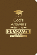 God's Answers for the Graduate: Class of 2019 - Brown NKJV: New King James Version