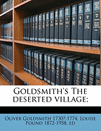 Goldsmith's the Deserted Village;