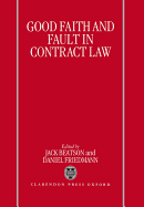 Good Faith and Fault in Contract Law