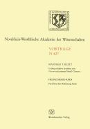 Grenselektive Synthese von Nanostrukturierten Metall-Clustern. Parasiten: Ihre Bedeutung heute: 411. Sitzung am 7. Juni 1995 in Dsseldorf