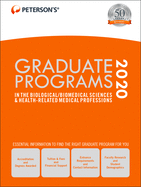 Graduate Programs in the Biological/Biomedical Sciences & Health-Related Medical Professions 2020