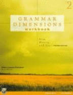 Grammar Dimensionsbook 4 Workbook: Form, Meaning and Use - Pavilis, and Frodesen, Jan, and Eyring, Jane