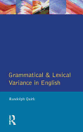 Grammatical Lexical Variance Engl