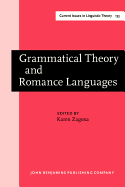 Grammatical Theory and Romance Languages: Selected papers from the 25th Linguistic Symposium on Romance Languages (LSRL XXV) Seattle, 2-4 March 1995