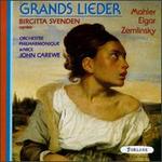 Grands Lieder - Birgitta Svenden (soprano); Capriccio Salon Ensemble; Orchestre Philharmonique de Nice; John Carewe (conductor)