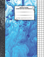 Graph Paper Composition Notebook: 110 Pages - Quad Ruled 4x4 - 8.5" x 11" Large Notebook with Grid Paper - Math Notebook For Students