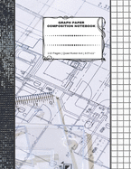 Graph Paper Composition Notebook: 110 Pages - Quad Ruled 4x4 - 8.5" x 11" Large Notebook with Grid Paper - Math Notebook For Students