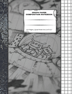 Graph Paper Composition Notebook: 110 Pages - Quad Ruled 4x4 - 8.5" x 11" Large Notebook with Grid Paper - Math Notebook For Students