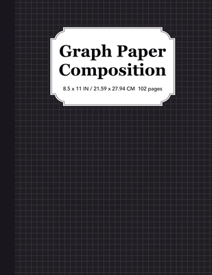 Graph Paper Composition Notebook: Quad Ruled 5x5, Grid Paper for Students in Math and Science - Wizo, Math