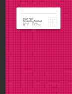 Graph Paper Composition Notebook: Ruby, Grid Paper Notebook, Quad Ruled, 4 Square Per Inch (4x4), 100 Sheets, 200 pages (Large, 8.5 x 11)