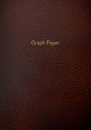 Graph Paper: Executive Style Composition Notebook - Brown Leather Style, Softcover - 7 x 10 - 100 pages (Office Essentials)
