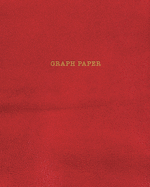 Graph Paper: Executive Style Composition Notebook - Red Leather Style, Softcover - 8 x 10 - 100 pages (Office Essentials)