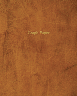 Graph Paper: Executive Style Composition Notebook - Vintage Tan Brown Leather Style, Softcover 6 x 9 - 100 pages (Office Essentials)