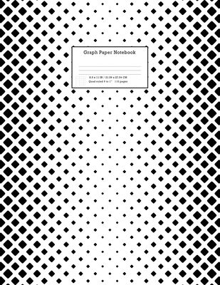 Graph Paper Notebook: Grid Paper Notebook 110 SheetsLarge 8.5 x 11Quad Ruled 5x5 - Zebra