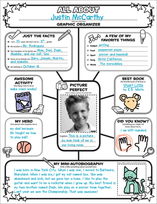 Graphic Organizer Posters: All-About-Me Web: Grades 3-6: Fill-In Personal Posters for Students to Display with Pride - Teaching Resources, Scholastic, and Scholastic, and Charlesworth, Liza