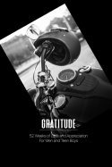 Gratitude: 52 Weeks of Love and Appreciation for Men and Teen Boys: Motorcycle Lover Gratitude Journal, Eagle Interior Illustration