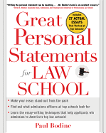 Great Personal Statements for Law School