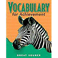 Great Source Vocabulary for Achievement: Teacher's Edition Grade 5 2000