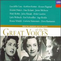 Great Voices of the 50s - Ettore Bastianini (vocals); Ettore Bastianini (baritone); Giulietta Simionato (mezzo-soprano); Hilde Gden (soprano);...