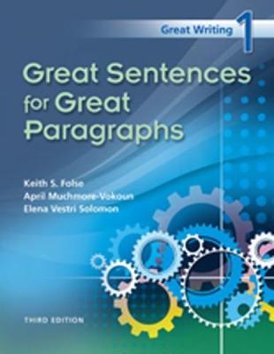 Great Writing 1: Great Sentences for Great Paragraphs: Classroom Presentation Tool CD-ROM - Folse, Keith S, and Muchmore-Vokoun, April, and Solomon, Elena Vestri