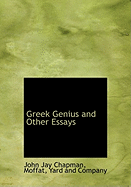 Greek genius, and other essays