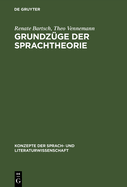 Grundz?ge der Sprachtheorie