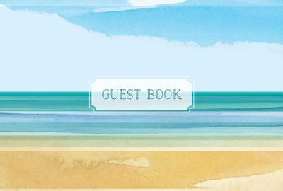 Guest Book Coastal Edition: Featuring Beautiful Coastal Illustrations - Editors of Rock Point