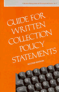 Guide for Written Collection Policy Statements - American Library Association