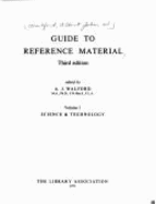 Guide to Reference Material: Science and Technology v. 1