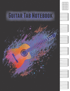 Guitar Tab Notebook: Blank Guitar Tablature Music Manuscript Book With Chord Diagrams, 8.5"x11" - 120 Pages