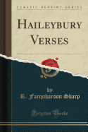 Haileybury Verses (Classic Reprint)
