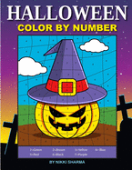 Halloween Color By Number: Coloring Book for Kids Ages 4-8