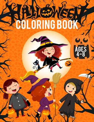 Halloween Coloring Book AGES 4-8: halloween coloring books for kidS - Usapublishing, Halloweencoloring