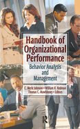 Handbook of Organizational Performance: Behavior Analysis and Management