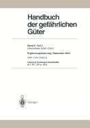 Handbuch Der Gef?hrlichen G?ter - Bender, H F, and Hommel, G?nter (Editor), and Schnierle, H