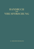 Handbuch Der Virusforschung: II. Ergnzungsband