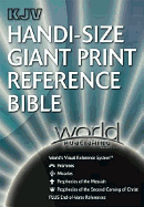 Handi-Size Giant Print Reference Bible-KJV-World Visual Reference System