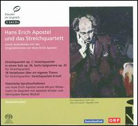 Hans Erich Apostel und das Streichquartett - Doelenkwartet; Elias Canetti (speech/speaker/speaking part); Fritz Wotruba (speech/speaker/speaking part);...