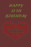Happy 37th Birthday: Each page will be better than the previous one !!!