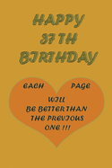 Happy 37Th Birthday: each page will be better than the previous one !!!