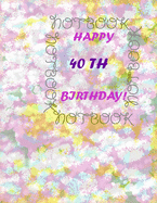 Happy 40Th Birthday !: each page will be better than the previous one !!!