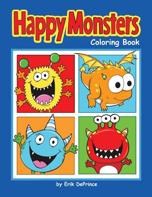 Happy Monsters Coloring Book - Deprince, Erik