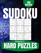 Hard Sudoku Book: Difficult Large Print Sudoku Puzzles for Adults and Seniors with Solutions