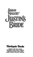 Harlequin Historical #270: Justin's Bride