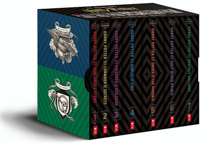 Harry Potter Books 1-7 Special Edition Boxed Set - Rowling, J K, and Selznick, Brian (Illustrator), and Grandpr?, Mary (Illustrator)