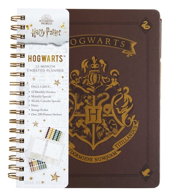 Harry Potter: Hogwarts 12-Month Undated Planner: (Harry Potter School Planner School, Harry Potter Gift, Harry Potter Stationery, Undated Planner) - Insights